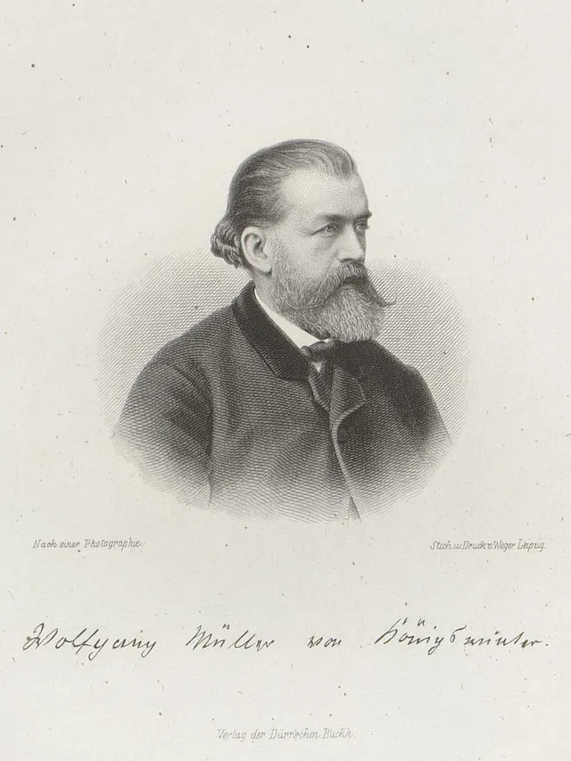 Porträt von Wolfgang Müller von Königswinter (August Weger)
